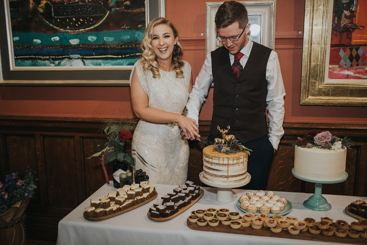 harlow jenny packham scottish winter wedding 67 1