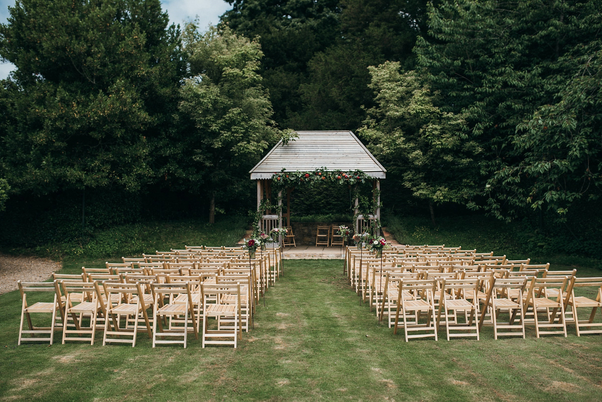 jenny packham coral wedding 2 1