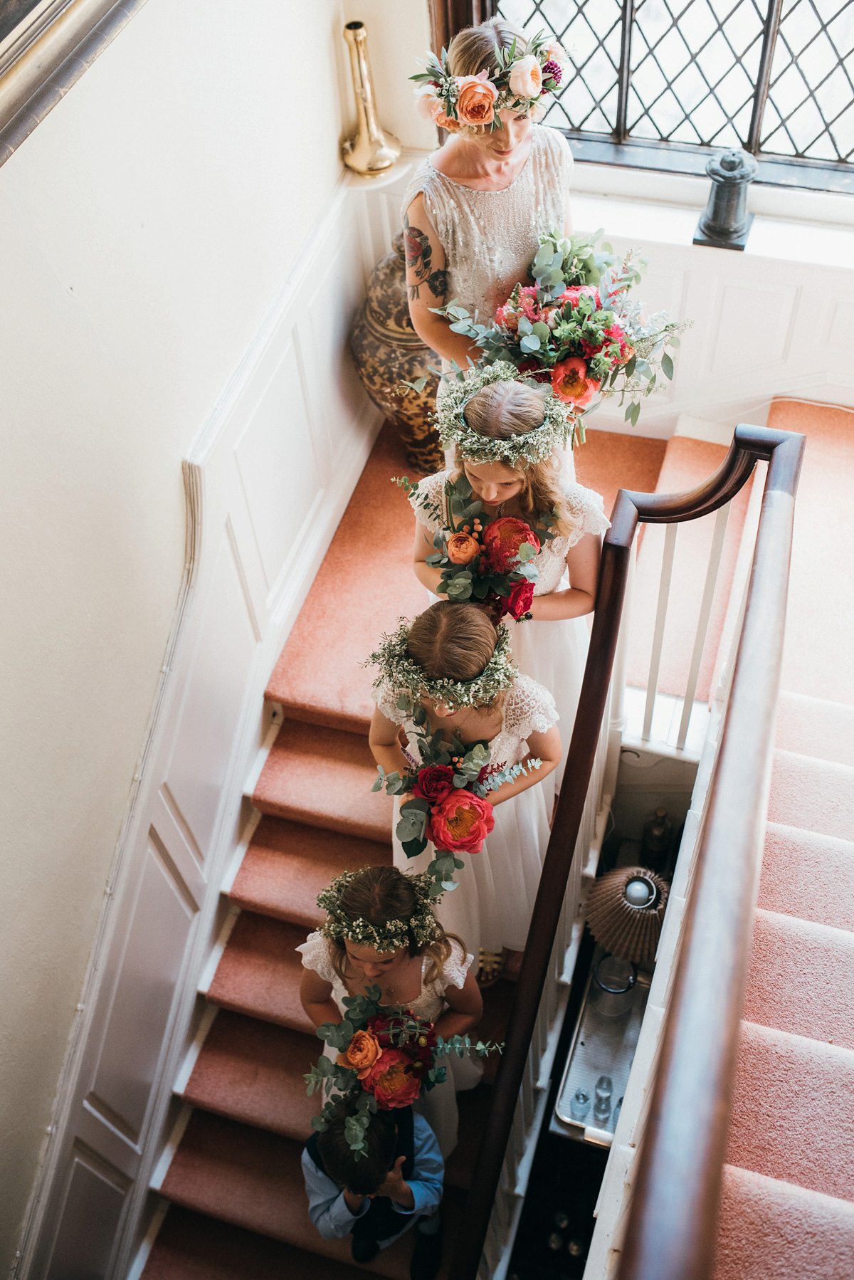 jenny packham coral wedding 25 1