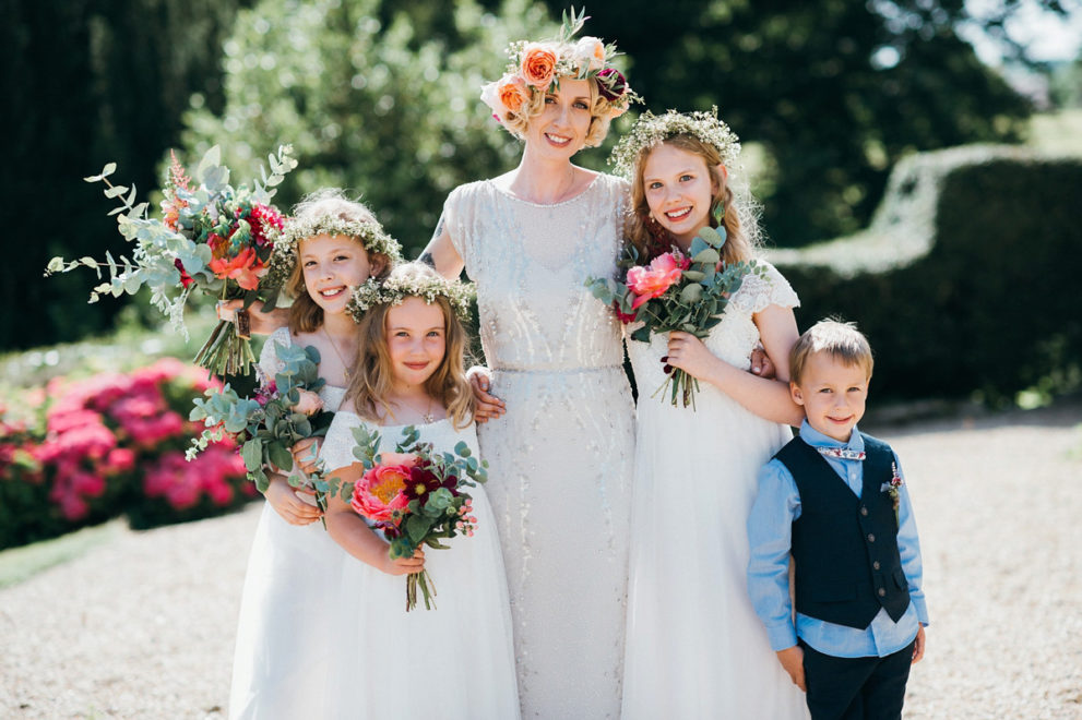 jenny packham coral wedding 34 1