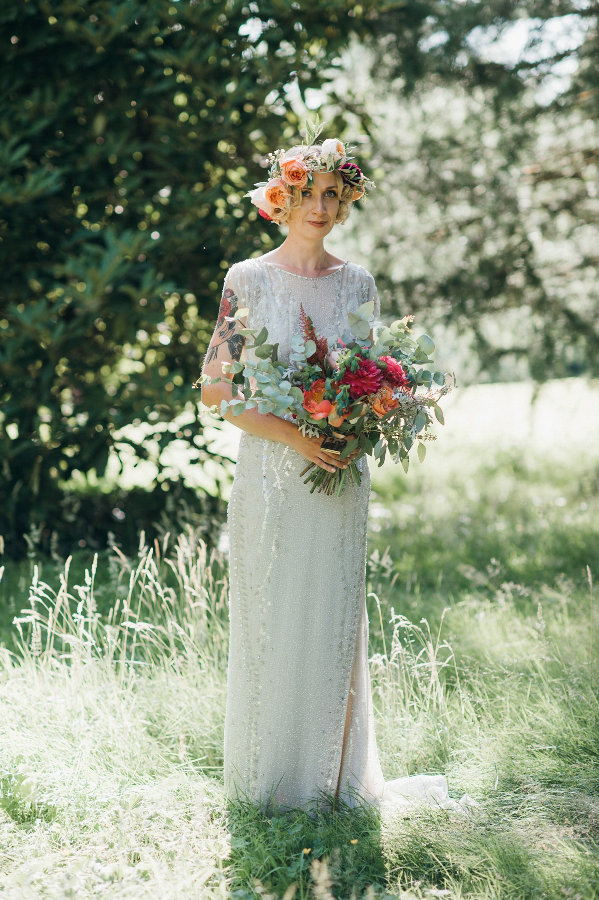 jenny packham coral wedding 39 1