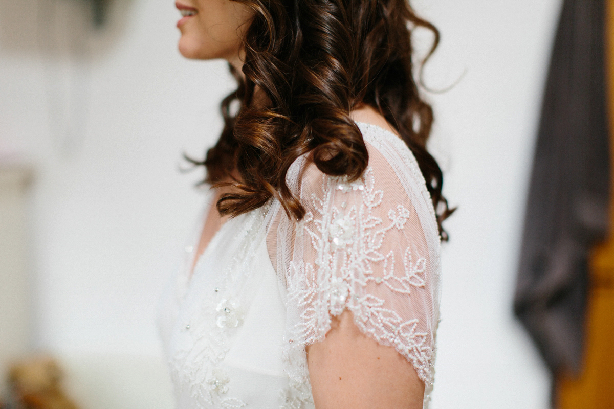 jenny packham dress marquee wedding 14 1