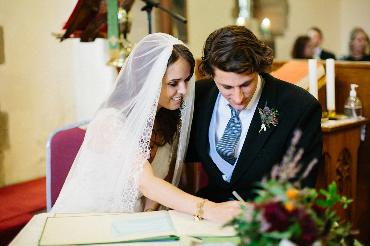 jenny packham dress marquee wedding 21 1