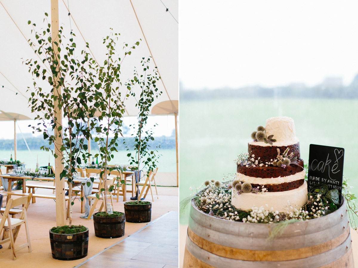 jenny packham dress marquee wedding 3 1