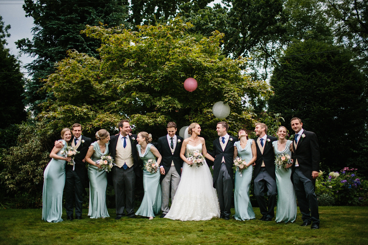 suzanne neville bride garden wedding 21 1 - Suzanne Neville Glamour and Maids in Pale Green Ghost Gowns suzanne neville bride garden wedding 21 1