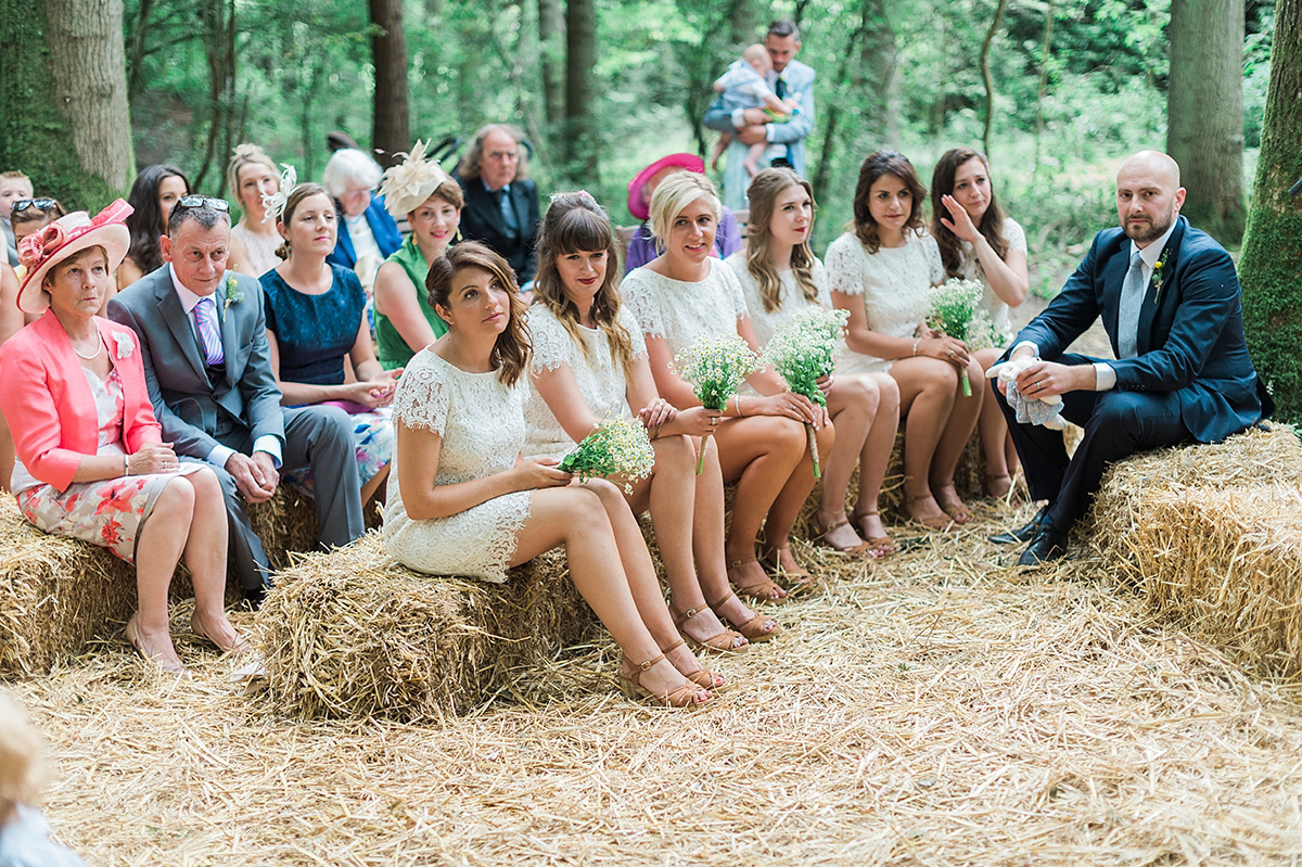 temperley bridal sunflowers woodland wedding 23 1