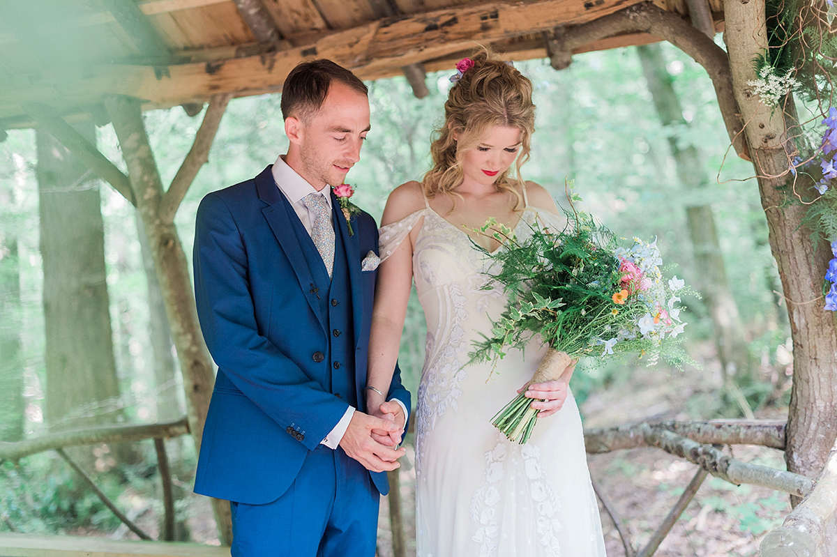 temperley bridal sunflowers woodland wedding 24 1