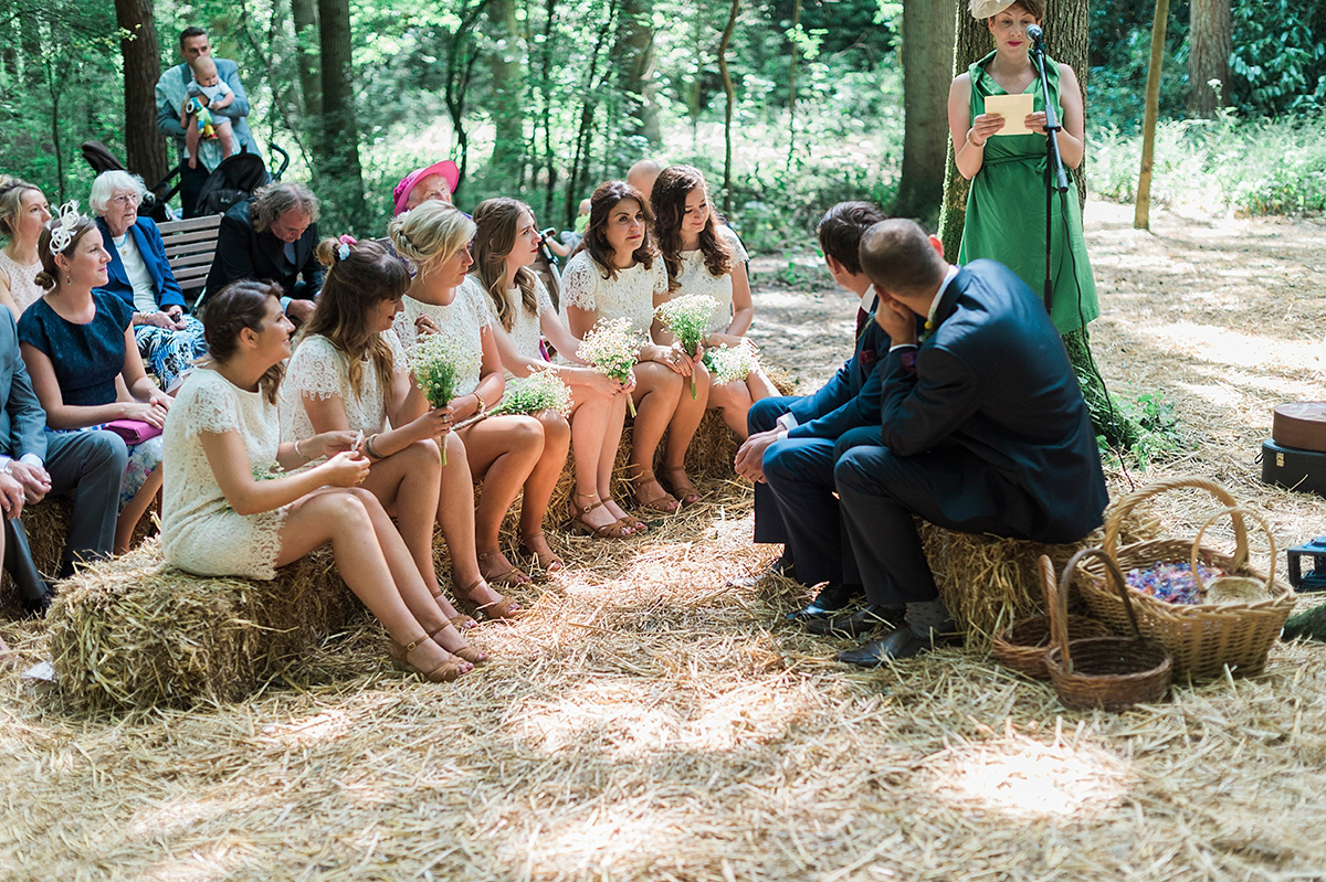 temperley bridal sunflowers woodland wedding 28 1