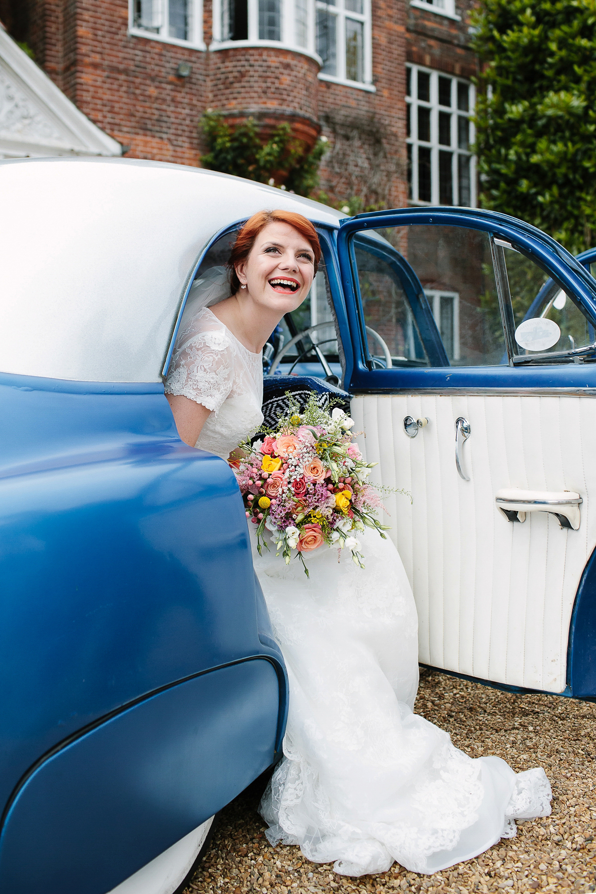 1950s village hall maggie sottero wedding 10 1