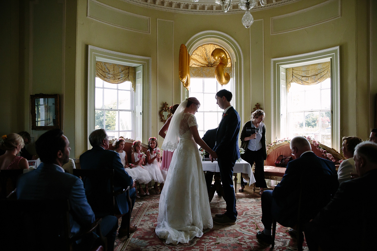 1950s village hall maggie sottero wedding 17 1