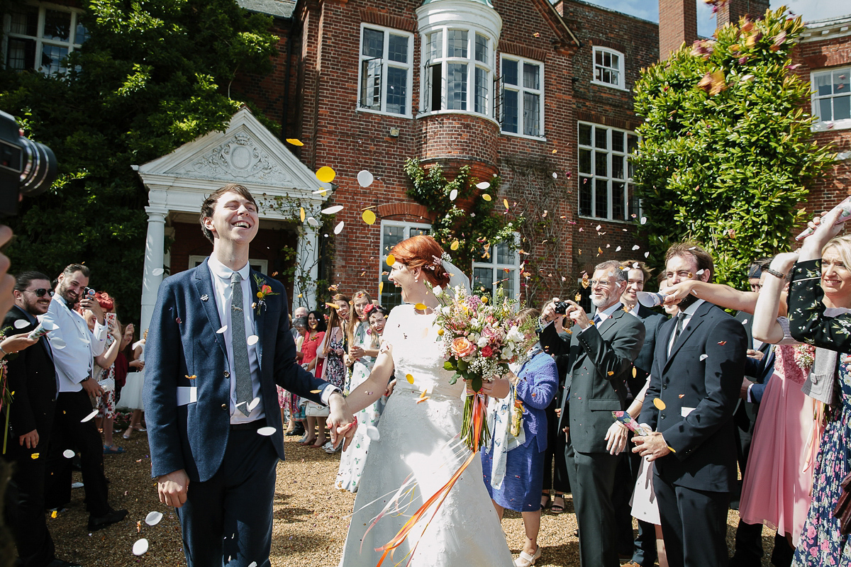 1950s village hall maggie sottero wedding 23 1