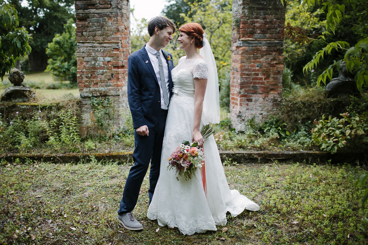 1950s village hall maggie sottero wedding 26 1