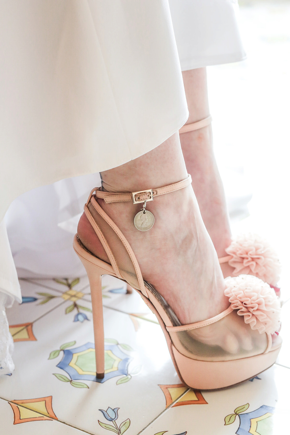 Charlotte Olympia Shoes and Riki Dalal Lace amalfi coast wedding 7 1