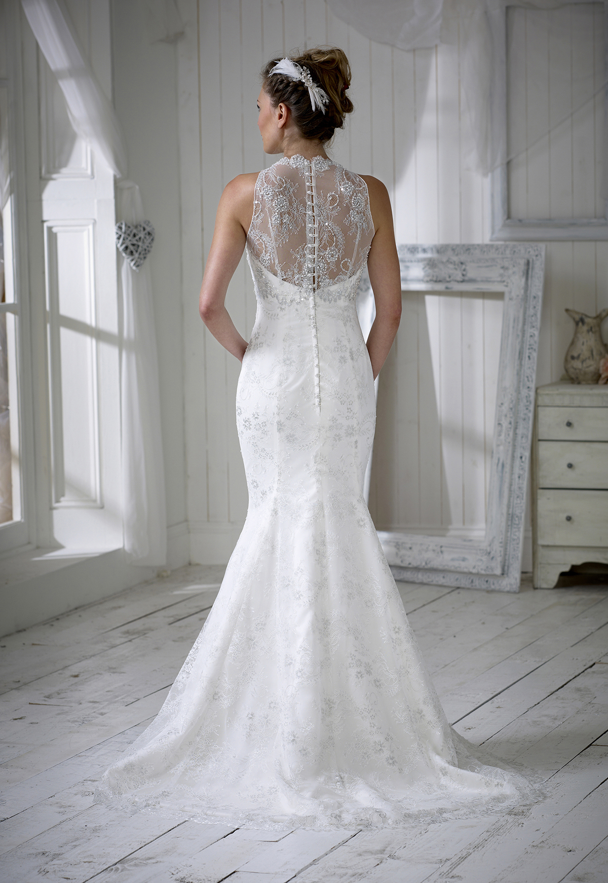 Glamour Back - Nicola Anne - Handmade Couture Wedding Dresses Glamour Back