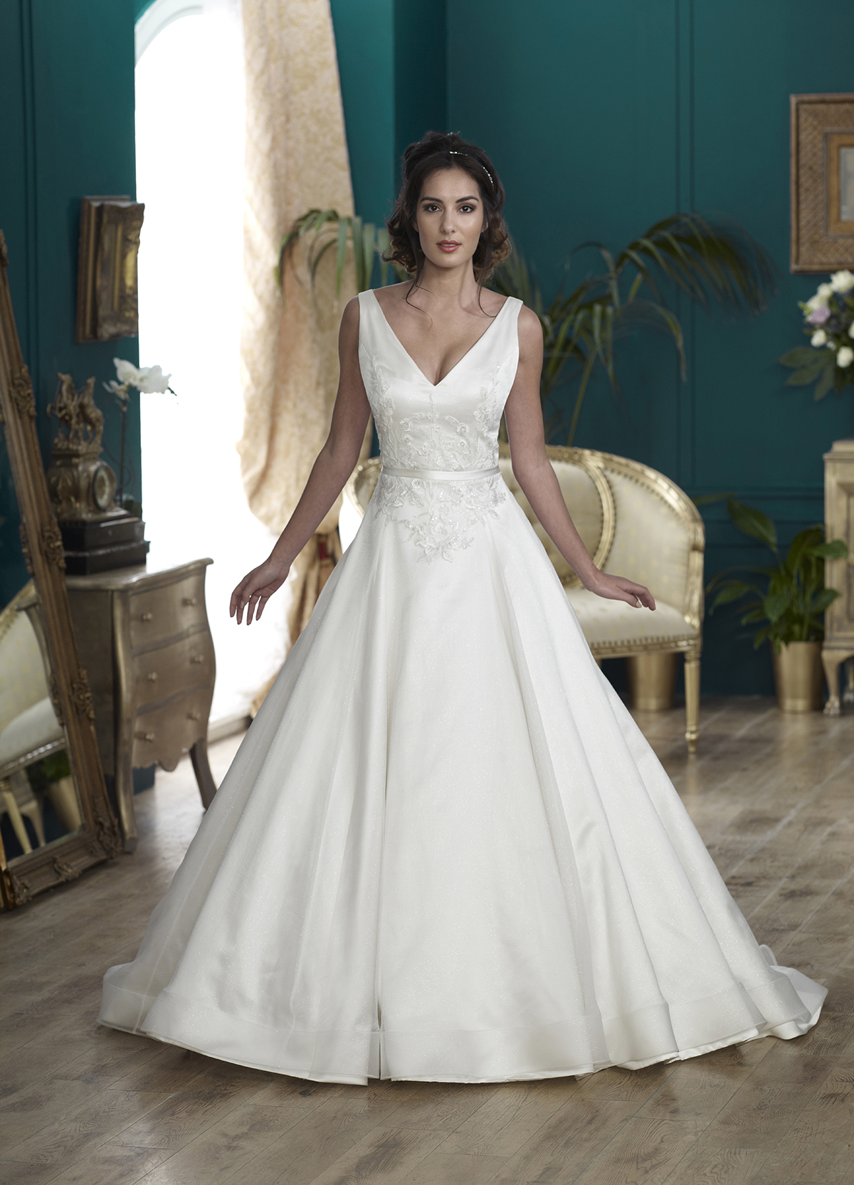Nicola Anne Bridal Highclere Front 2 RT2 - Nicola Anne - Handmade Couture Wedding Dresses Nicola Anne Bridal Highclere Front 2 RT2