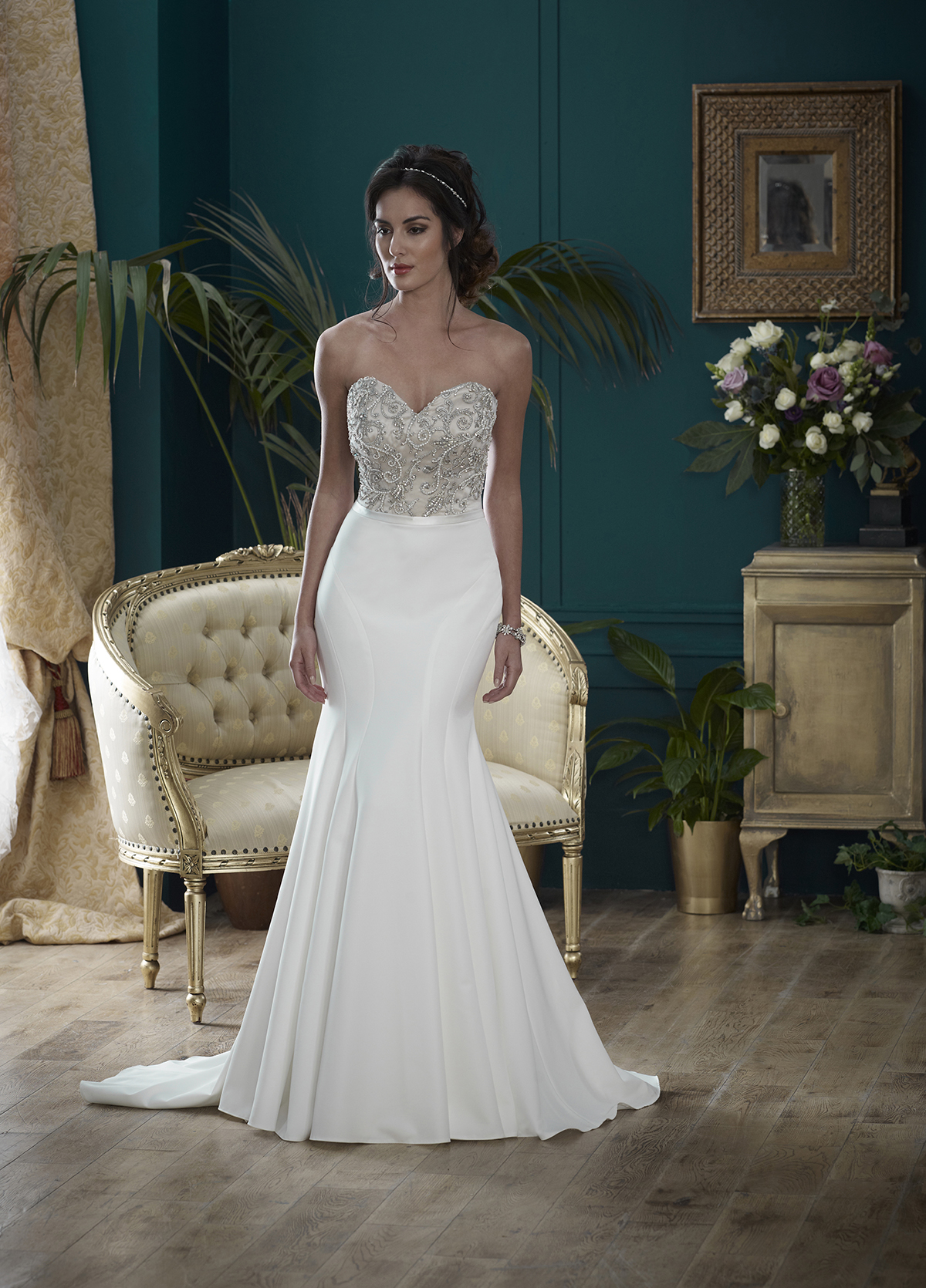 Nicola Anne Bridal Warwick Front 1 RT - Nicola Anne - Handmade Couture Wedding Dresses Nicola Anne Bridal Warwick Front 1 RT
