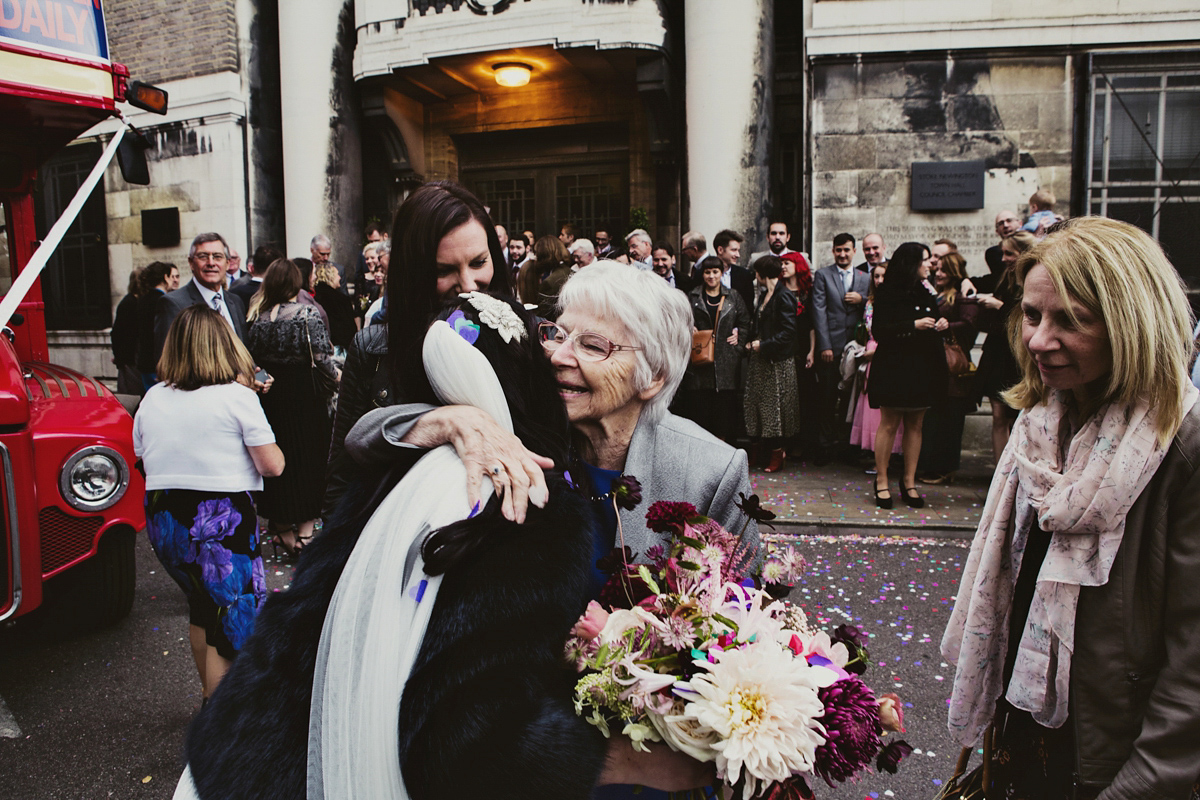 charlie brear dog friendly colourful warehouse wedding 37 1