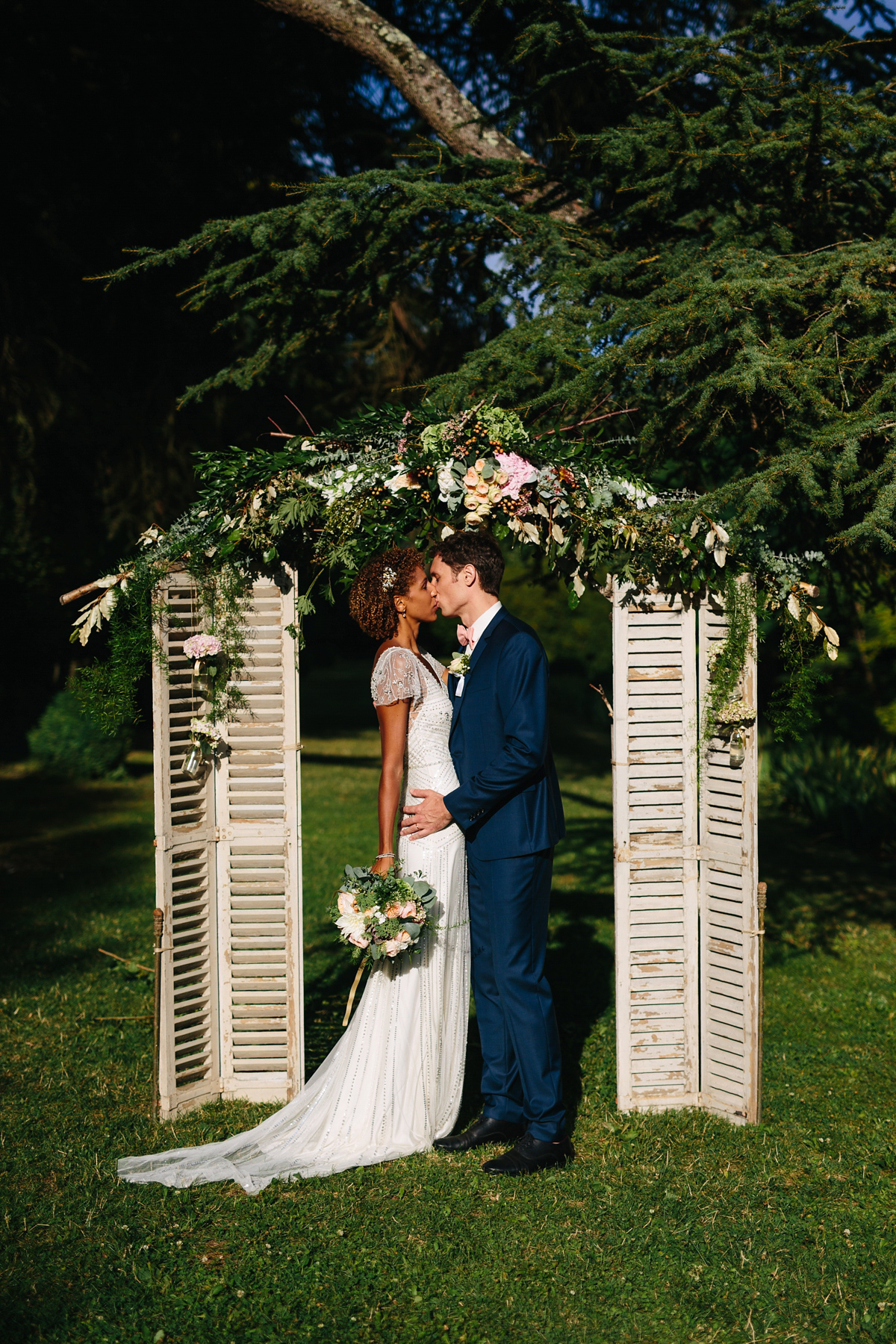 glamorous jenny packham french chateau wedding 37 1