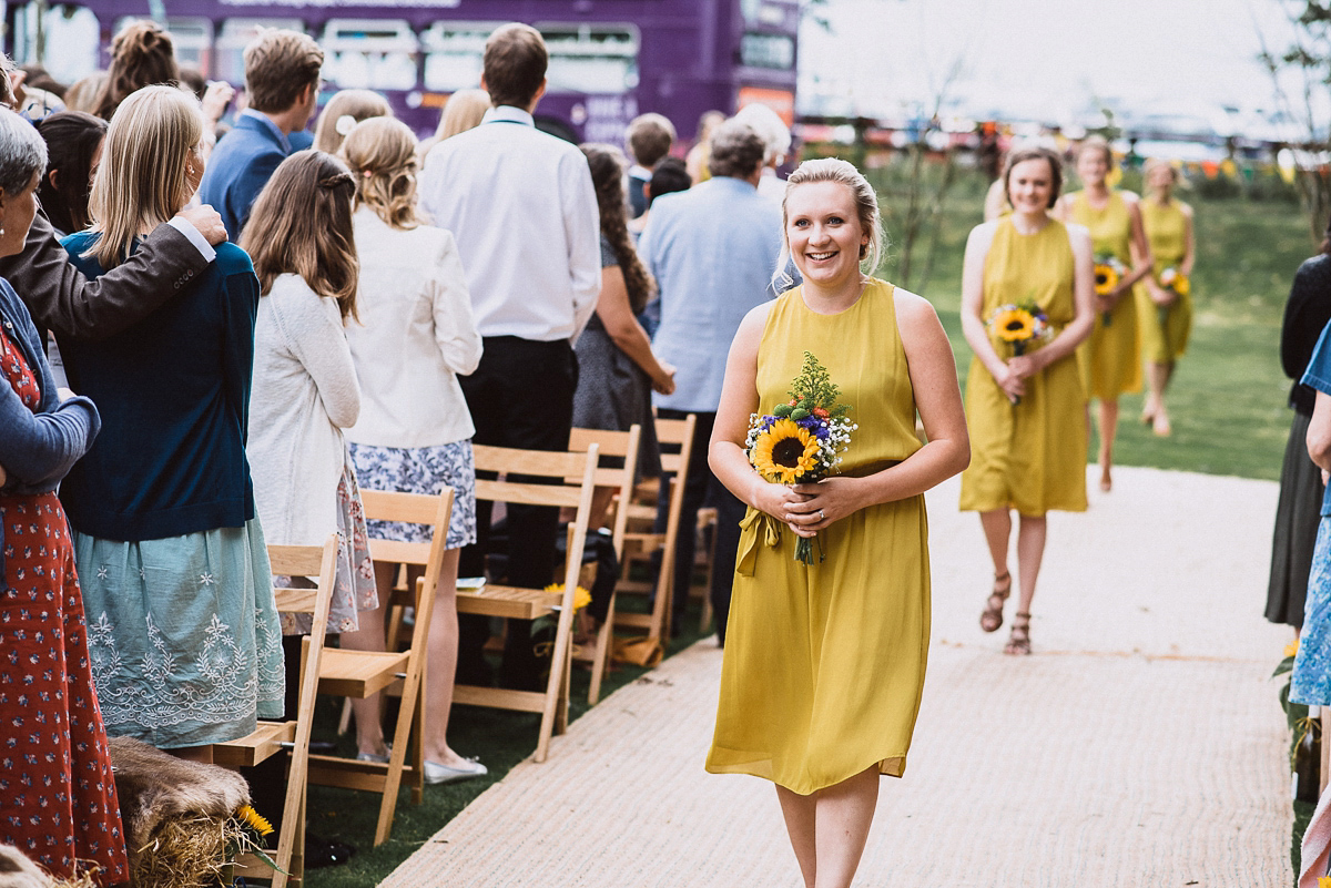 A Grace Loves Lace Dress for a Sunflower Filled Outdoor