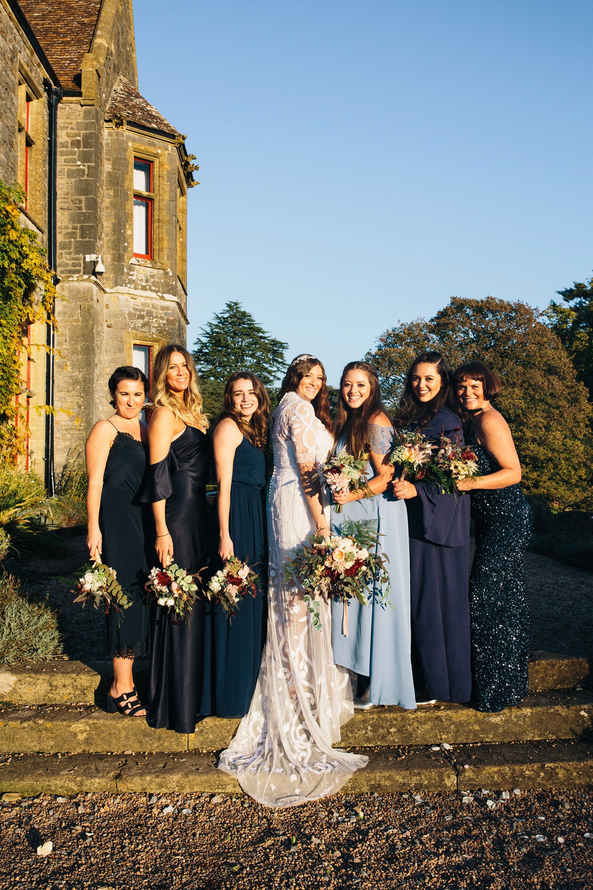 hermione de paula bride 14 1 - A Hermione de Paula Embroidered Gown for a Celestial Inspired Country House Wedding hermione de paula bride 14 1