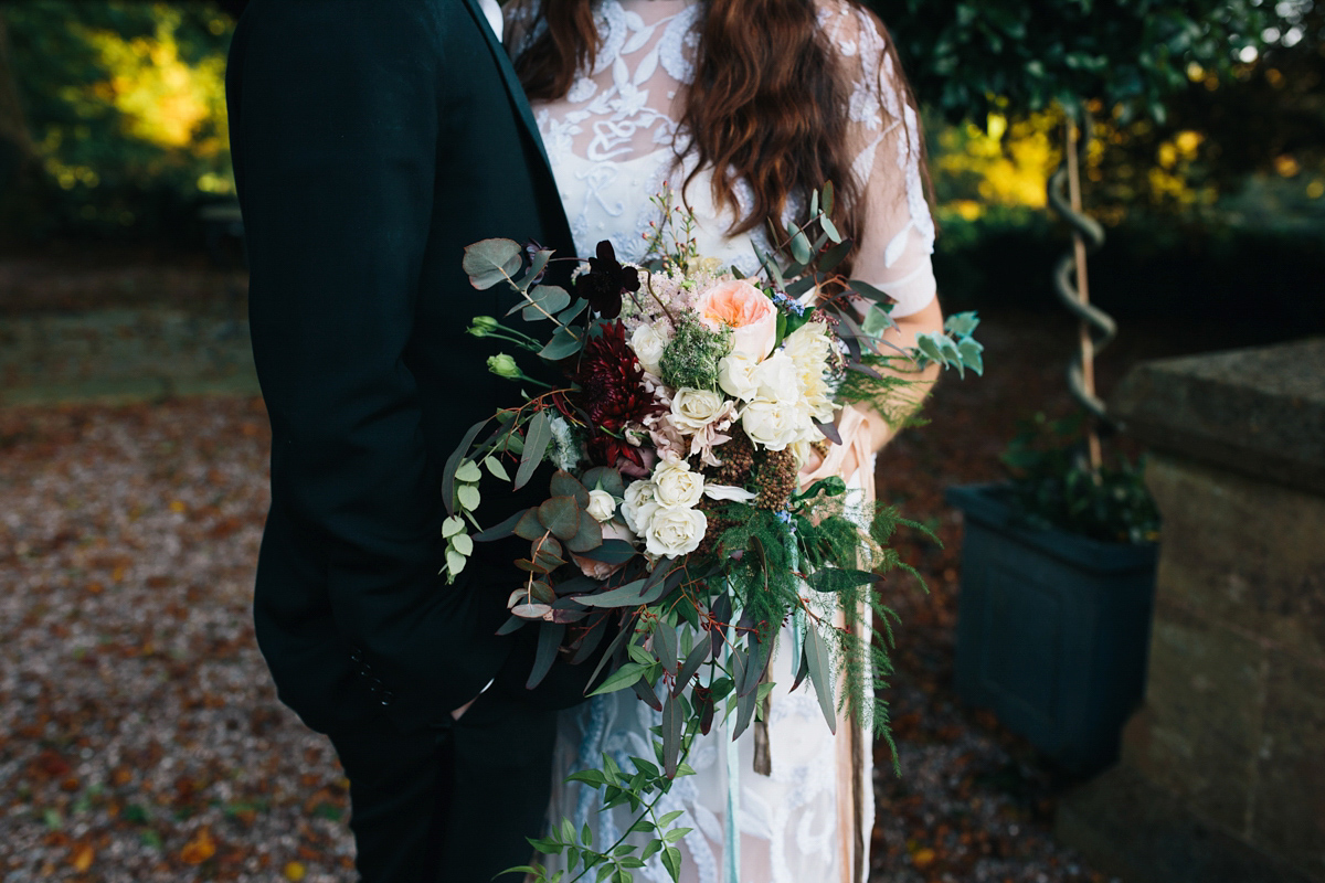 hermione de paula bride 24 1 - A Hermione de Paula Embroidered Gown for a Celestial Inspired Country House Wedding hermione de paula bride 24 1