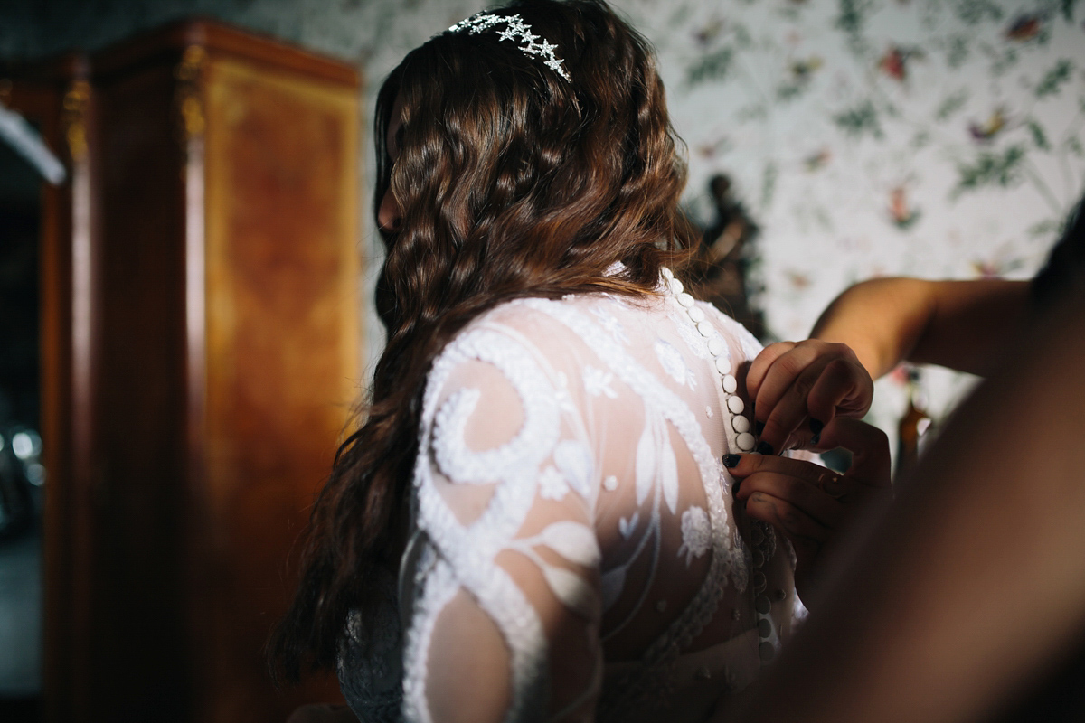 hermione de paula bride 5 1 - A Hermione de Paula Embroidered Gown for a Celestial Inspired Country House Wedding hermione de paula bride 5 1