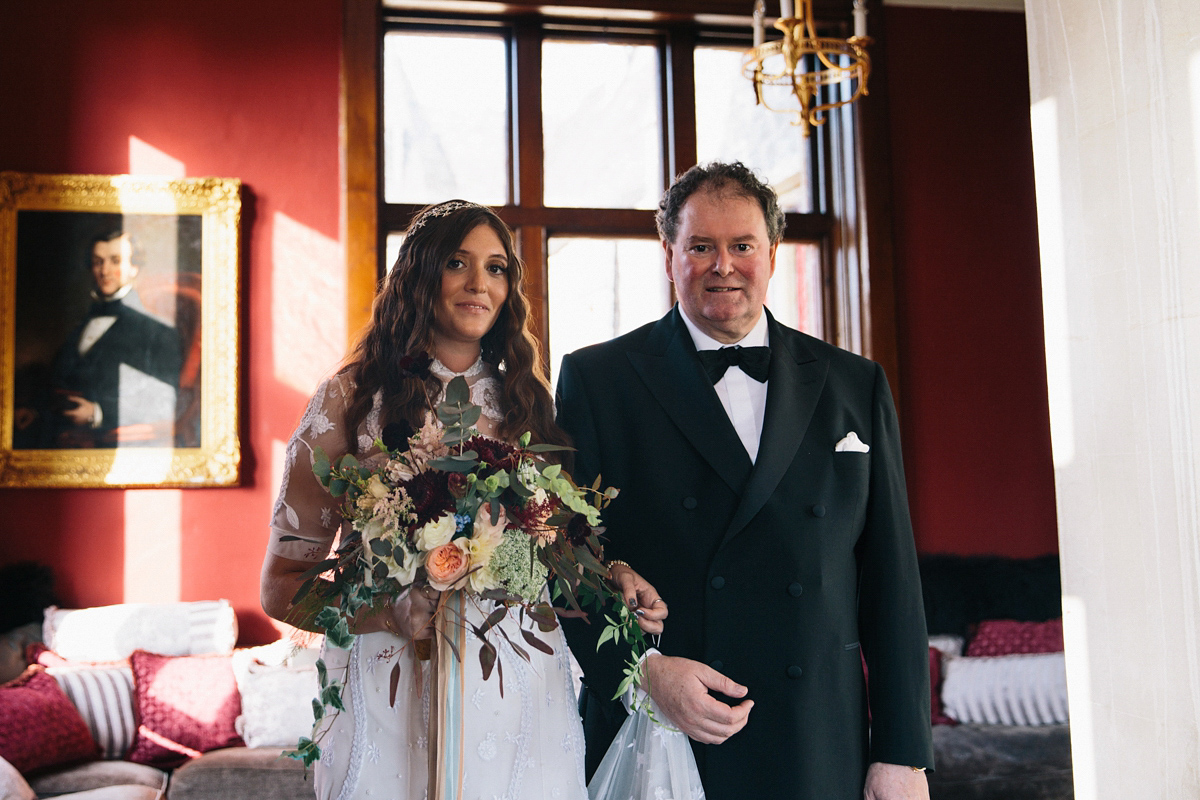 hermione de paula bride 60 1 - A Hermione de Paula Embroidered Gown for a Celestial Inspired Country House Wedding hermione de paula bride 60 1