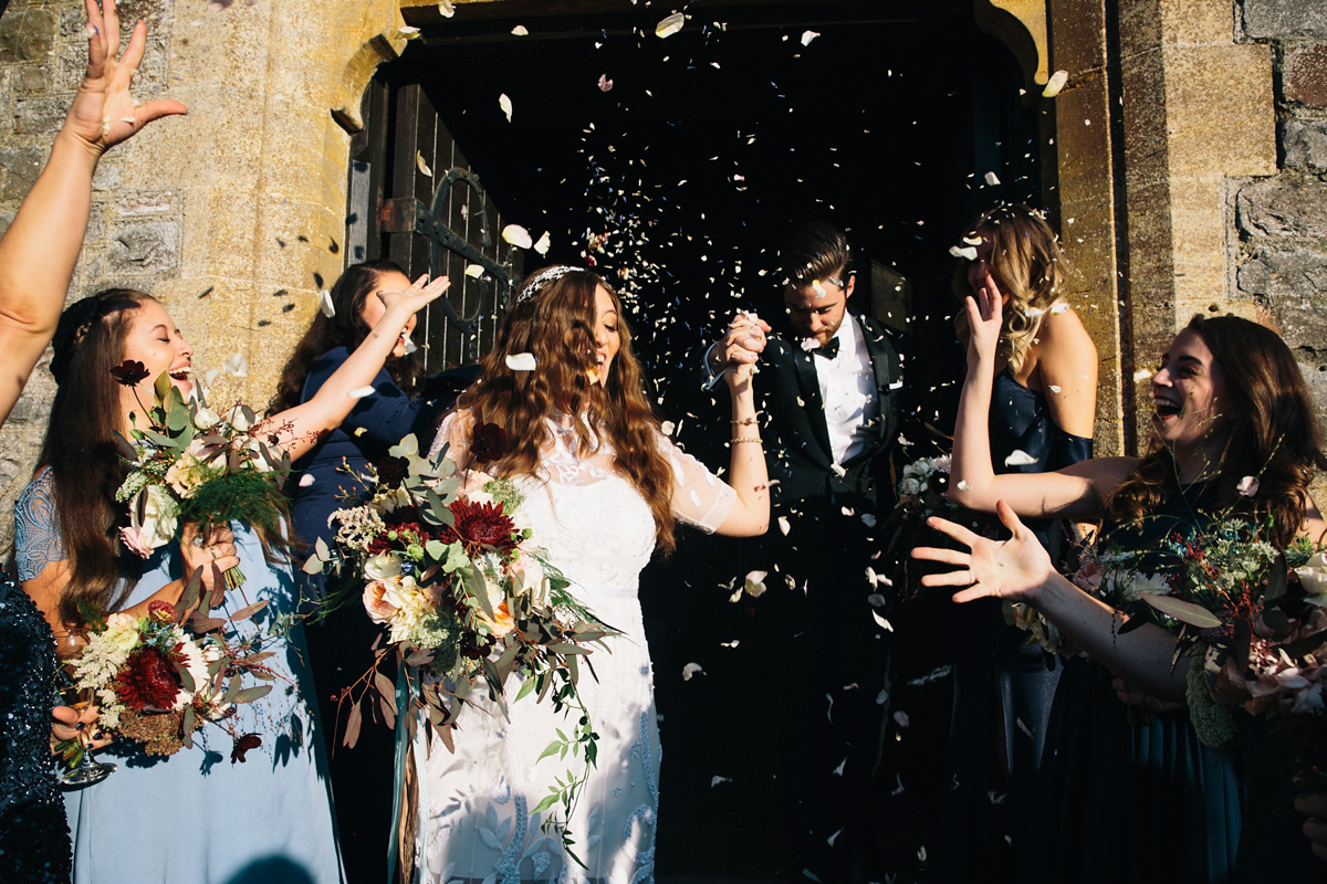 hermione de paula bride 61 1 - A Hermione de Paula Embroidered Gown for a Celestial Inspired Country House Wedding hermione de paula bride 61 1