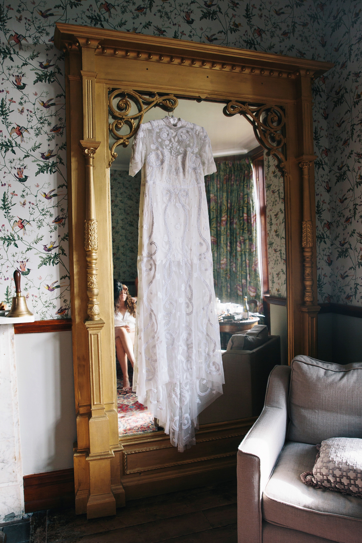 hermione de paula bride 65 1 - A Hermione de Paula Embroidered Gown for a Celestial Inspired Country House Wedding hermione de paula bride 65 1