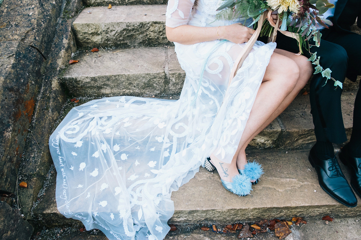 hermione de paula bride 73 1 - A Hermione de Paula Embroidered Gown for a Celestial Inspired Country House Wedding hermione de paula bride 73 1