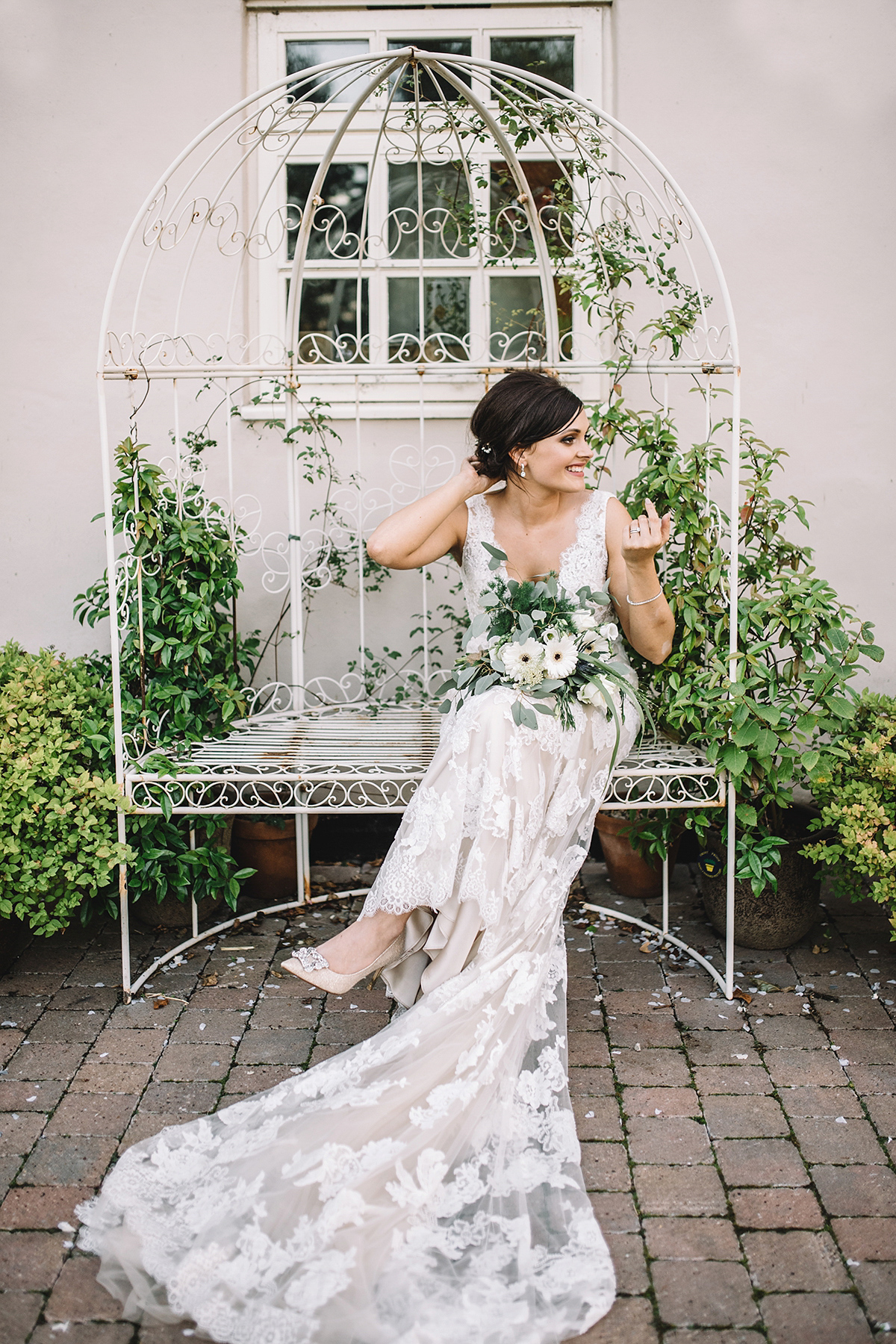 modeca bride rustic wedding 31 1 - A Rustic Marquee Wedding in Natural Whites and Elegant Greens modeca bride rustic wedding 31 1