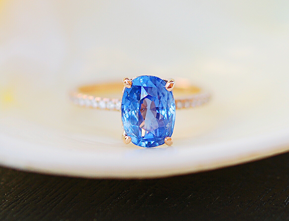 sapphire engagement ring eidel precious 2 1