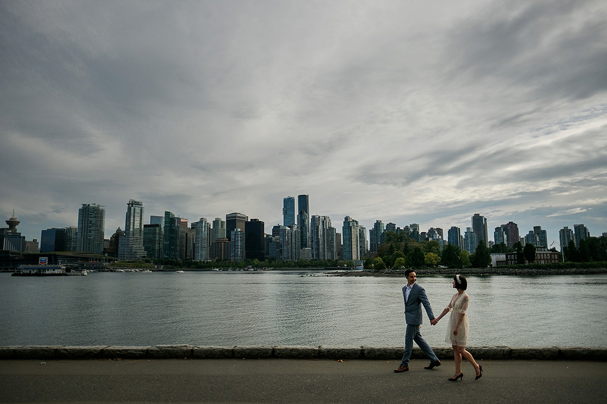 short wedding dress vancouver wedding 10 1