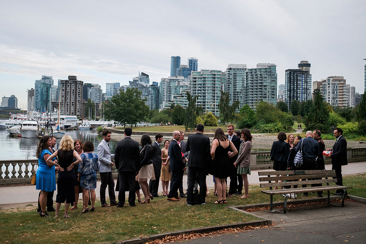 short wedding dress vancouver wedding 17 1