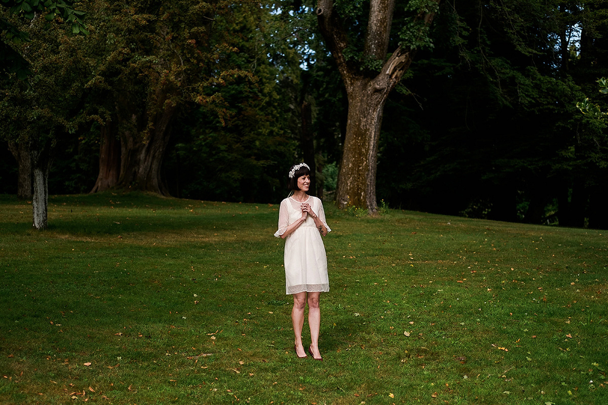 short wedding dress vancouver wedding 3 1