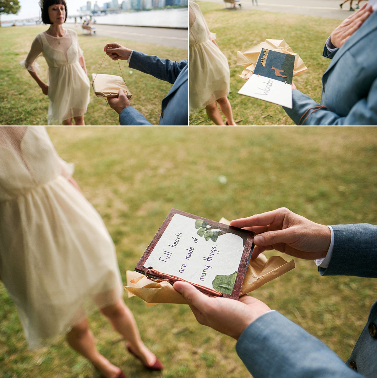 short wedding dress vancouver wedding 7 1