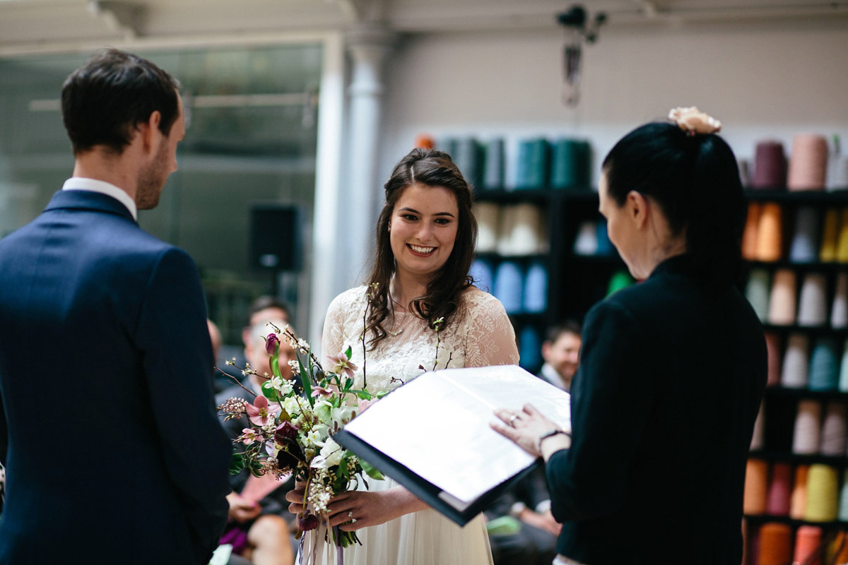 watters dress paper planes colourful wedding 30 1