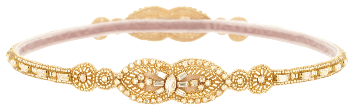 Gold Teardrop Halo - Your Invitation to a Bridal Accessory Evening with Emmy London, Thursday 15th June Gold Teardrop Halo