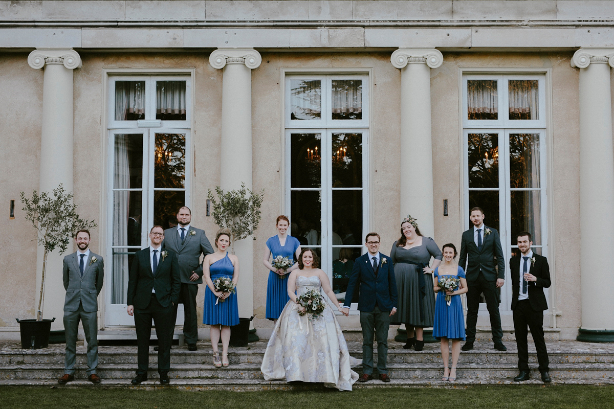 Oleg Cassini wedding dress 49 1 - A Glamorous Oleg Cassini Gown for a Stylish and Quirky Isle of Wight Wedding Oleg Cassini wedding dress 49 1