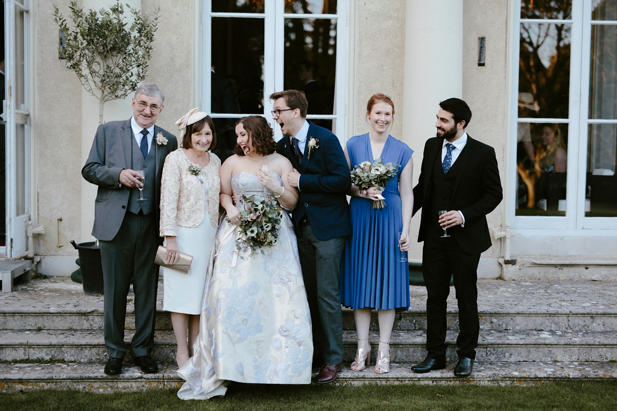 Oleg Cassini wedding dress 53 1 - A Glamorous Oleg Cassini Gown for a Stylish and Quirky Isle of Wight Wedding Oleg Cassini wedding dress 53 1