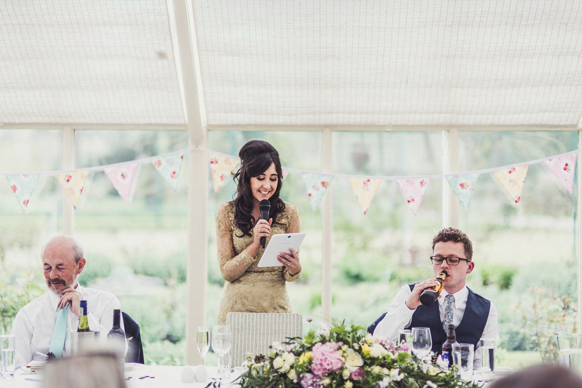 gold dress glasshouse wedding 10 1