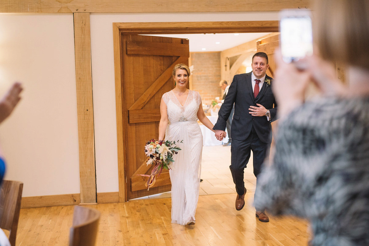 jenny packham beaded dress winter wedding 17 1