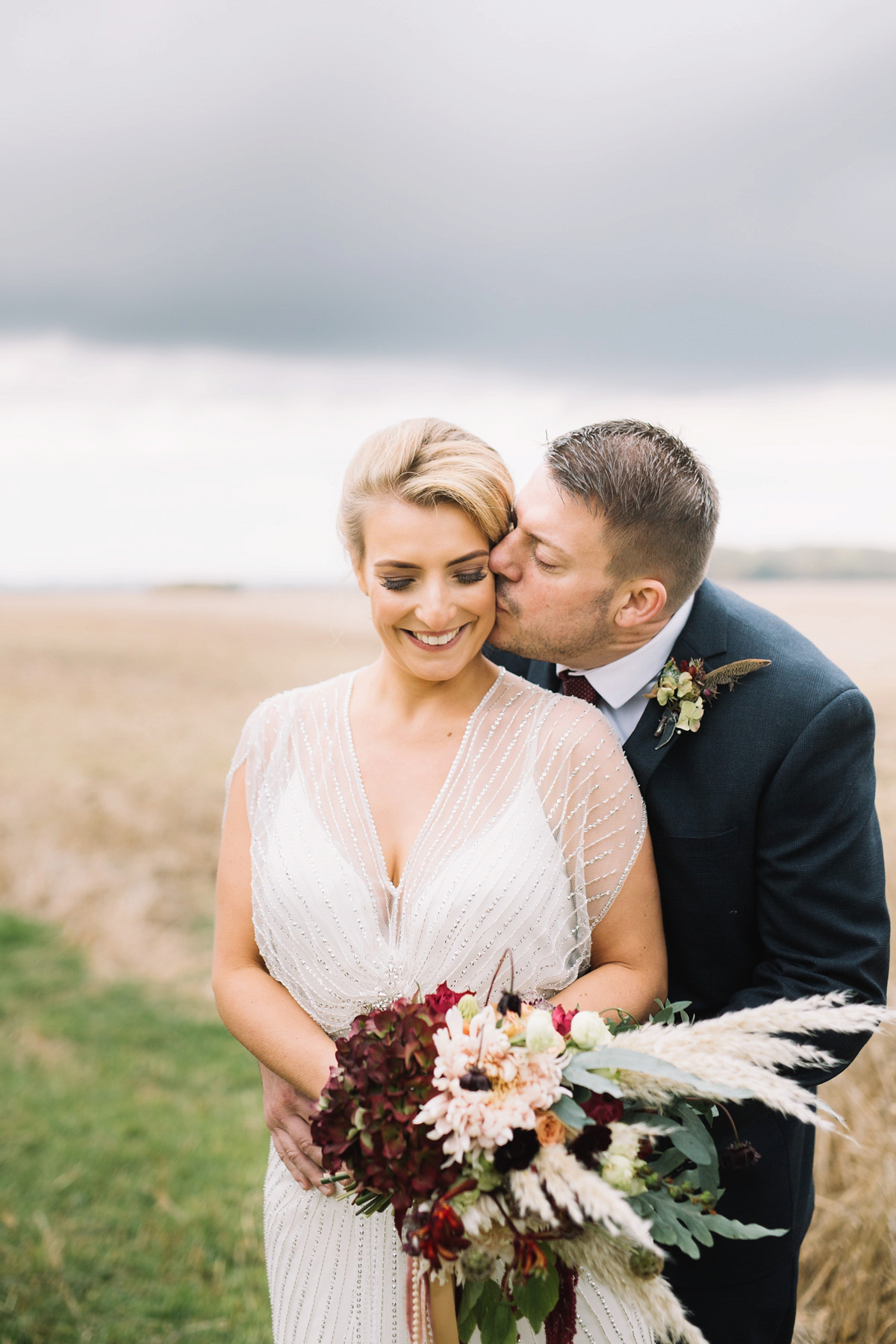 jenny packham beaded dress winter wedding 19 1