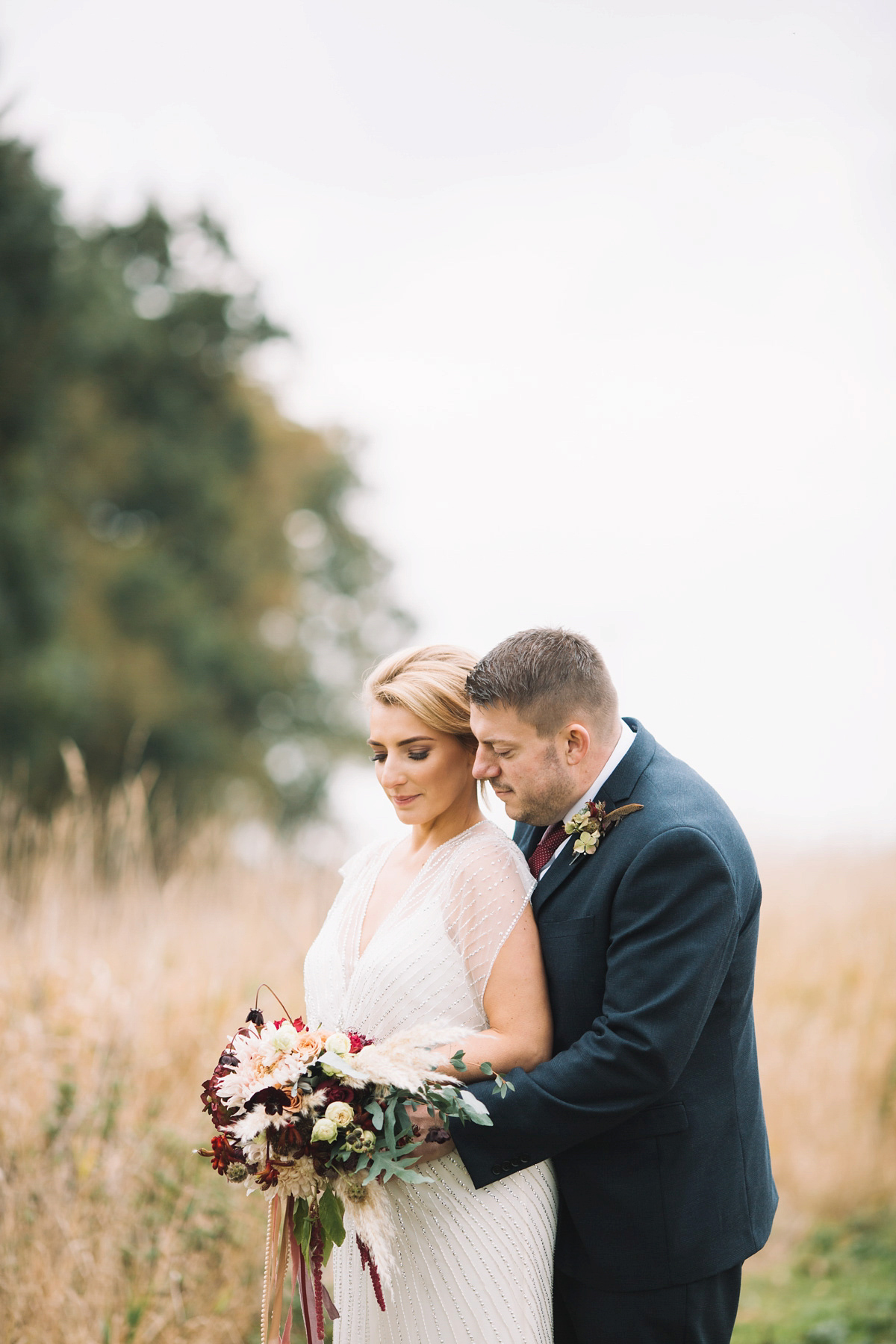 jenny packham beaded dress winter wedding 20 1