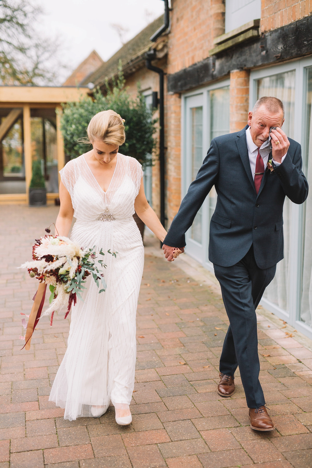 jenny packham beaded dress winter wedding 44 1