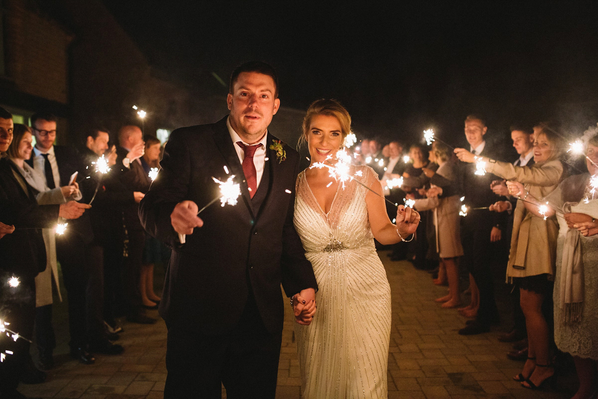 jenny packham beaded dress winter wedding 5 1