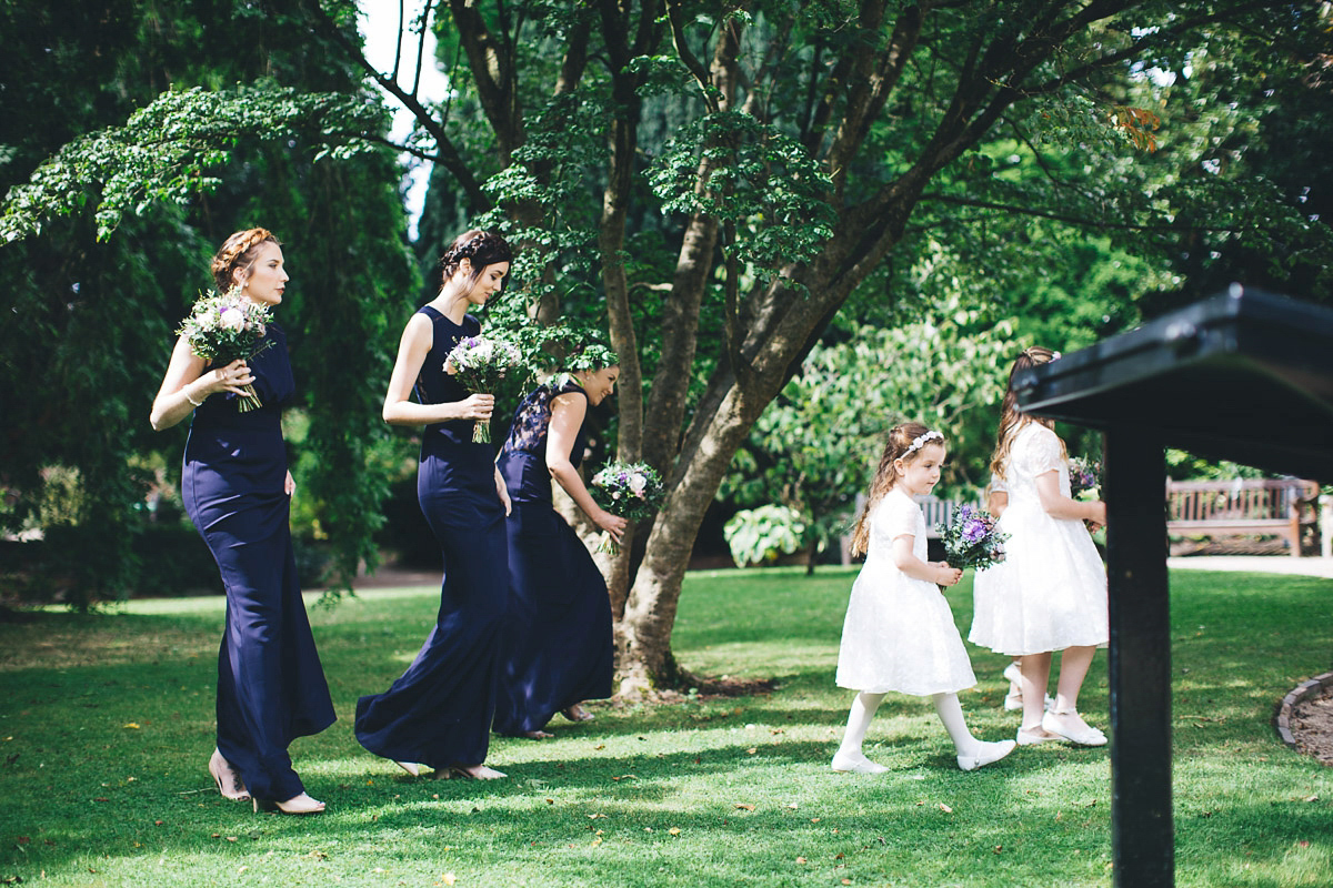 justin alexander navy blue bridesmaids 6 1