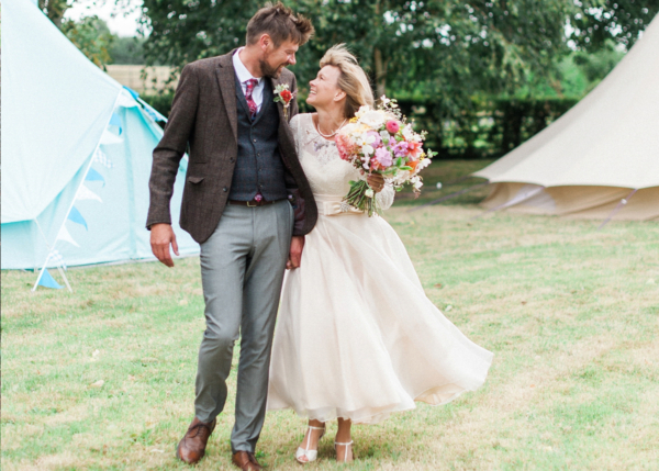 A 1950’s Inspired Dress for an Afternoon Tea Inspired and Handmade Wedding