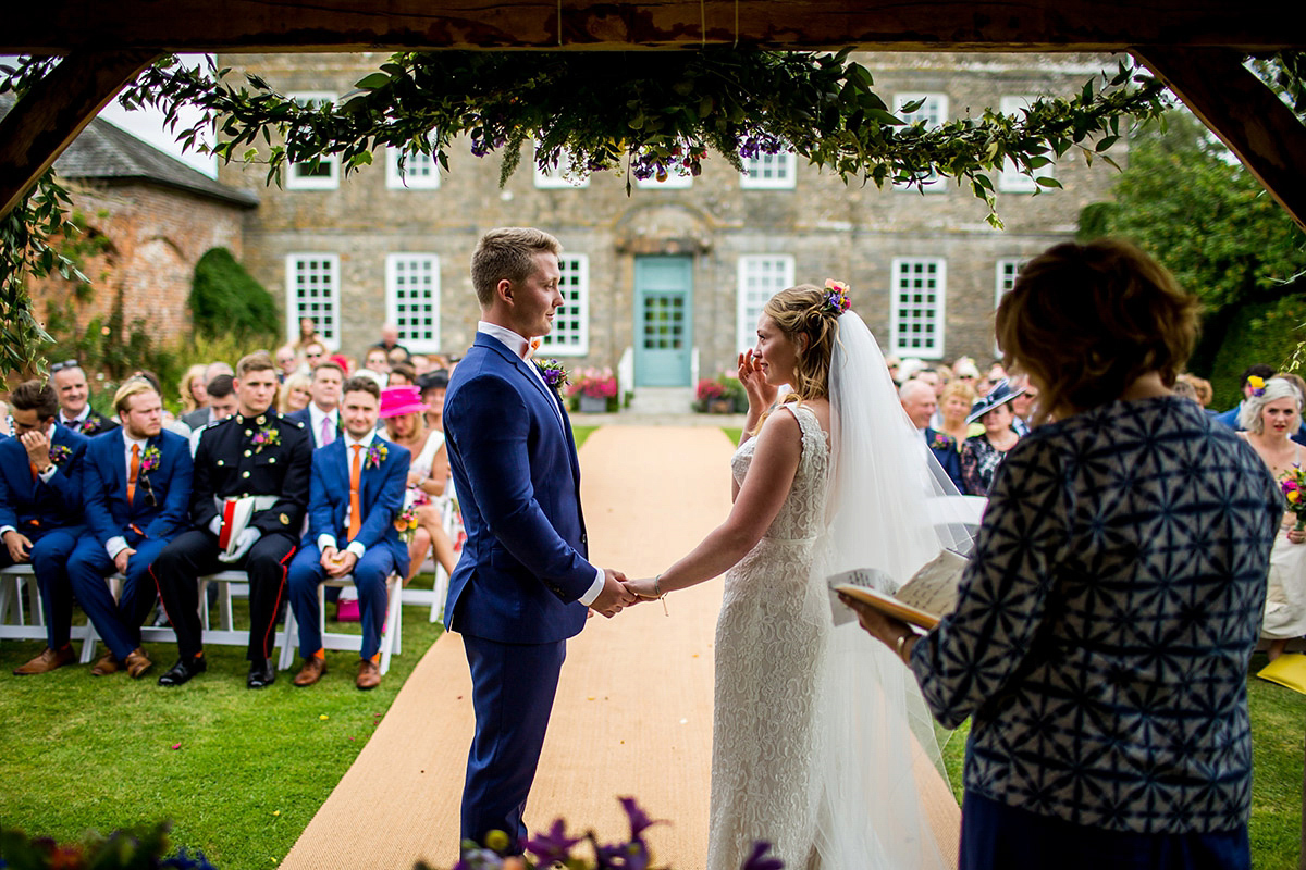 maggie sottero colourful summer wedding 29 1