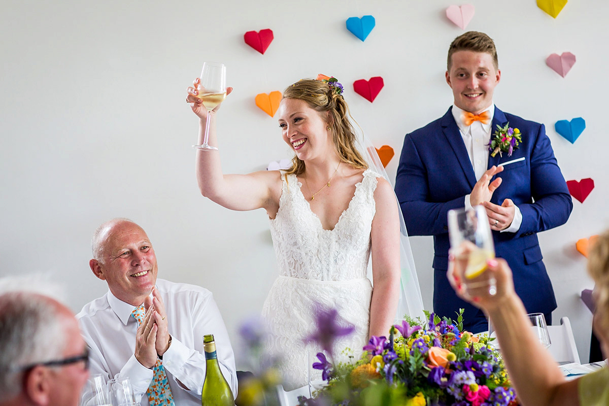 maggie sottero colourful summer wedding 55 1